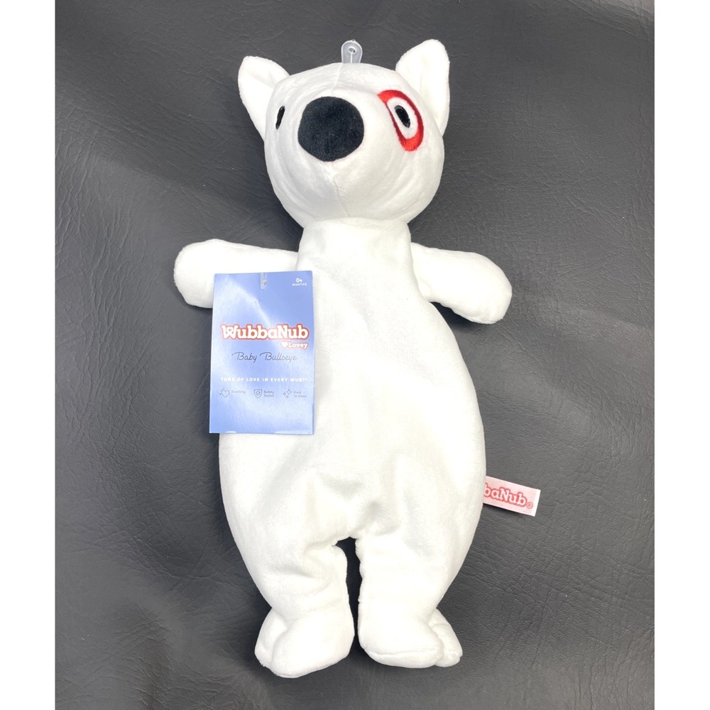 NEW Target Baby Bullseye Puppy Dog WubbaNub Lovey Target Exclusive 10" Soft Toy
